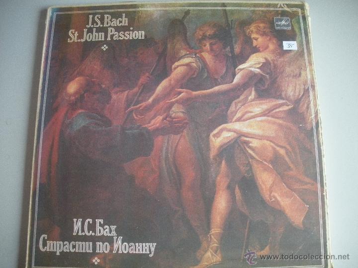 Discos de vinilo: MAGNIFICO TRIPLE LPS DE - J . S . BACH - - Foto 1