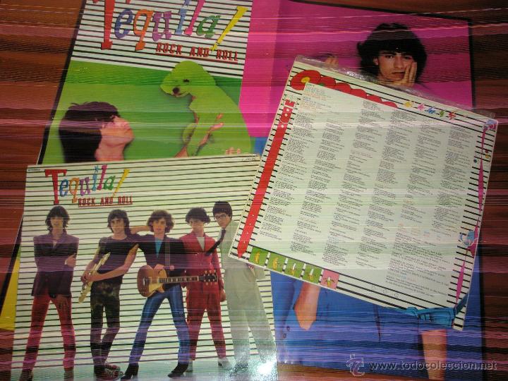 Discos de vinilo: Tequila - Rock and Roll 1979. Con poster y letras - Foto 1