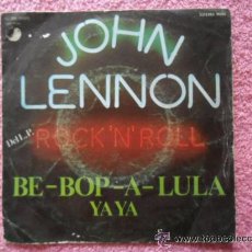 Discos de vinilo: JOHN LENNON BE BOP A LULA 1975 ODEON J 006-05924 DISCO VINILO. Lote 44748970