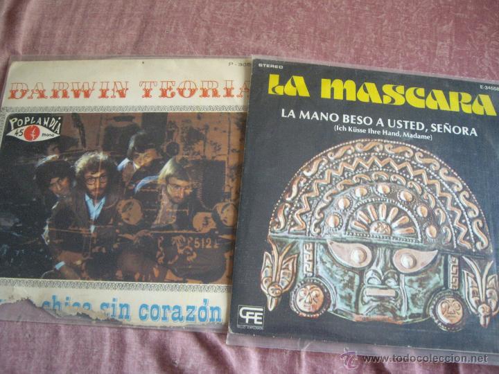 Discos de vinilo: LOTE LA MASCARA Y DARWIN TEORIA - Foto 1