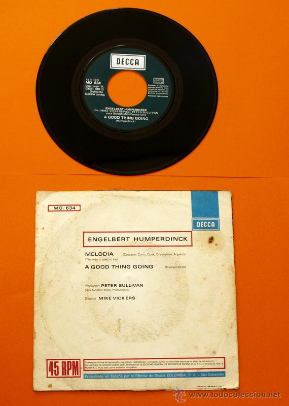 Discos de vinilo: ENGELBERT HUMPERDINCK- DECCA - MELODIA - - Foto 2