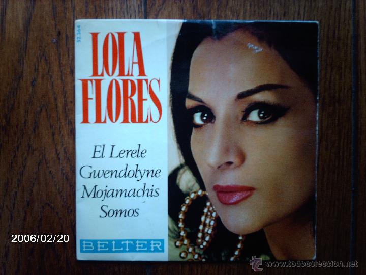 Discos de vinilo: lola flores  -  el lerele  +  3 - Foto 1