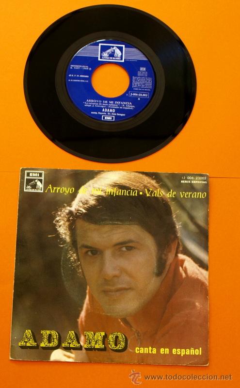 Discos de vinilo: ADAMO - ARROYO DE MI INFANCIA - EMI - - Foto 1