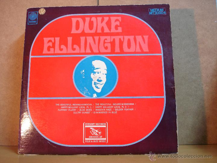 Discos de vinilo: Duke Ellington - Idem - Trova Medium MT30004 - Edicion Argentina - Foto 1