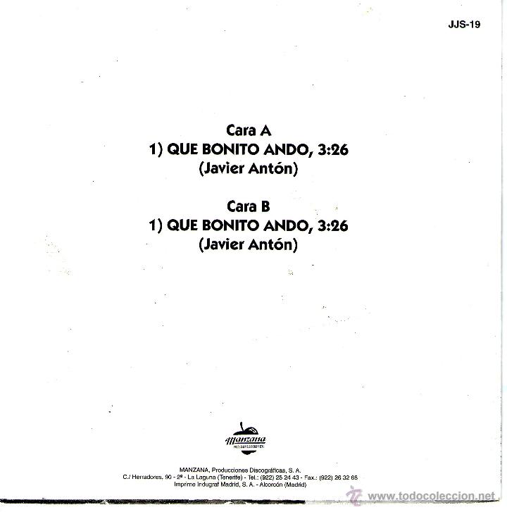 Discos de vinilo: Supers&oacute;nicos - Qu&eacute; bonito ando - Foto 2