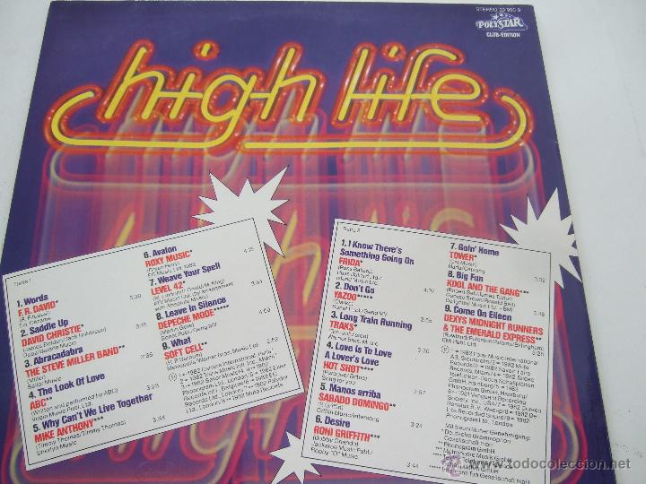 Discos de vinilo: HIGH LIFE - Foto 2