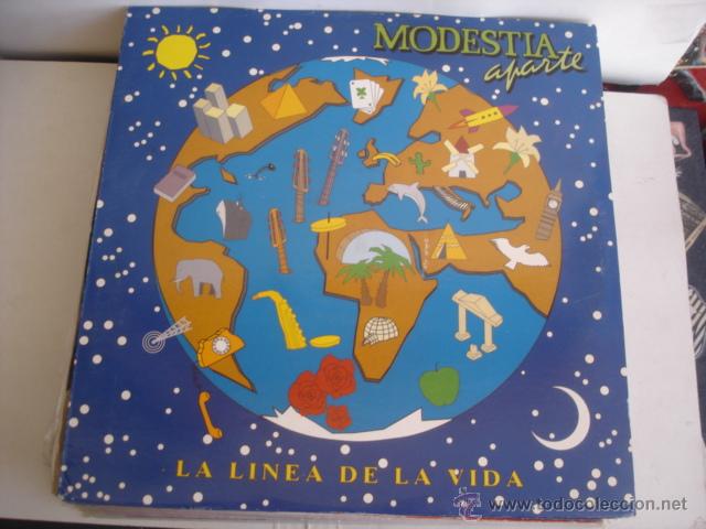 Discos de vinilo: MODESTIA APARTE LA LINEA DE LA VIDA - Foto 1