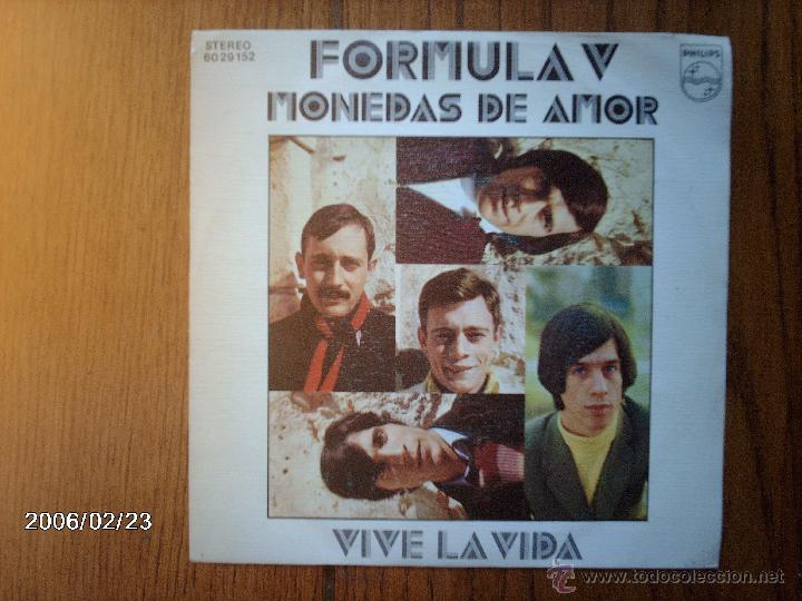 Discos de vinilo: formula v  - monedas de amor  +  vive la vida - Foto 1