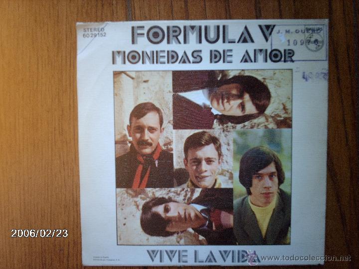 Discos de vinilo: formula v  - monedas de amor  +  vive la vida - Foto 2