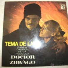 Discos de vinilo: EP DE LA B.S.O. DE LA PELICULA DOCTOR ZHIVAGO, TEMA DE LARA + 3, MÚSICA DE MAURICE JARRE