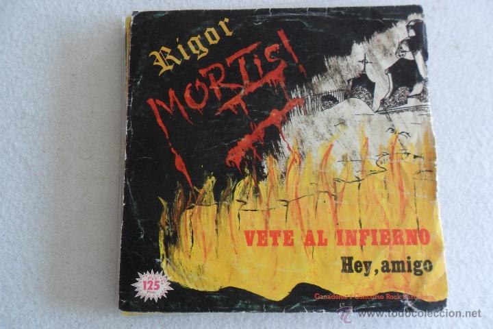 Discos de vinilo: RIGOR MORTIS - VETE AL INFIERNO 1982 - Foto 1