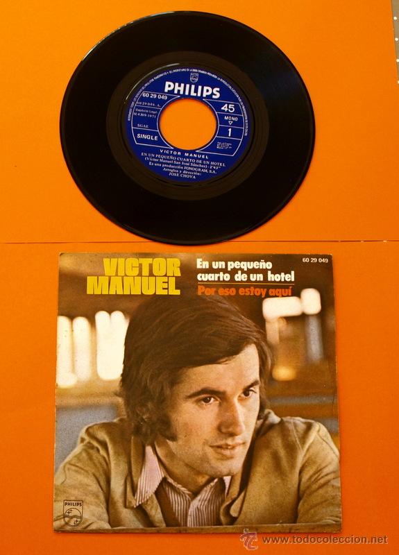 Discos de vinilo: VICTOR MANUEL -EN UN PEQUE&Ntilde;O - PHILIPS - - Foto 1