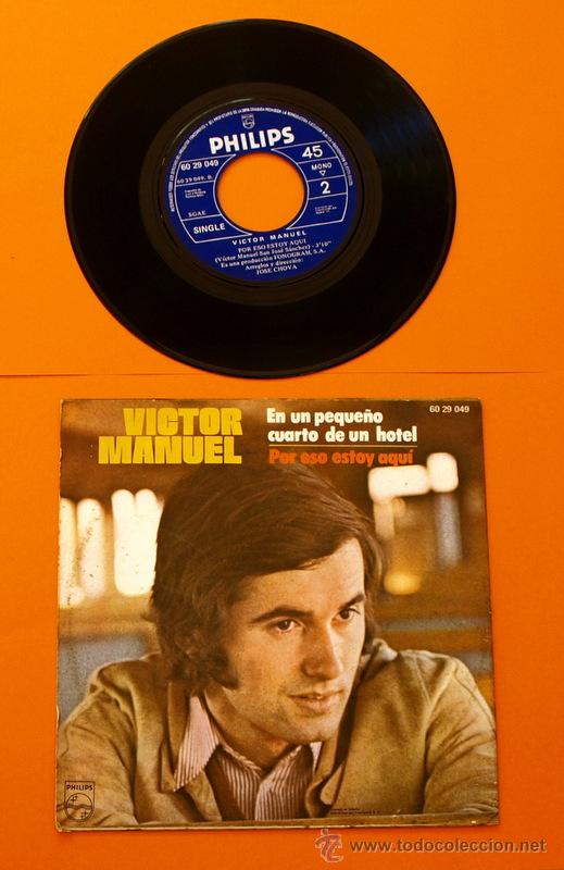 Discos de vinilo: VICTOR MANUEL -EN UN PEQUE&Ntilde;O - PHILIPS - - Foto 2