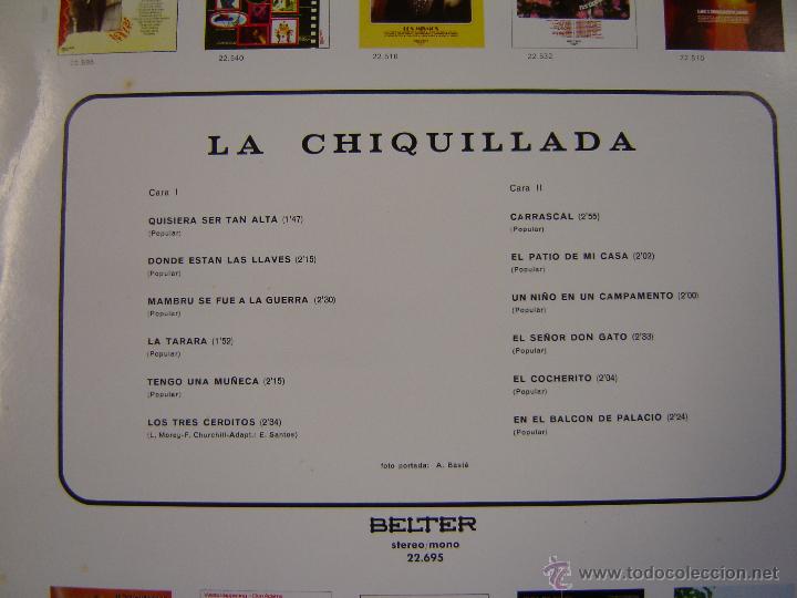 Discos de vinilo: La Chiquillada - El patio de mi casa... - Foto 2