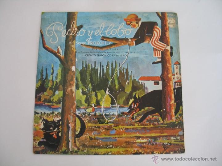 Discos de vinilo: pedro y el lobo - Foto 1