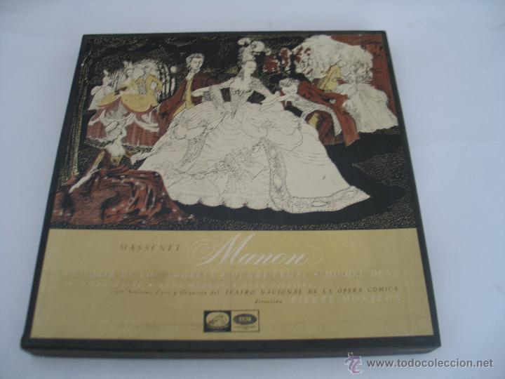 Discos de vinilo: massenet manon (4 discos) - Foto 1