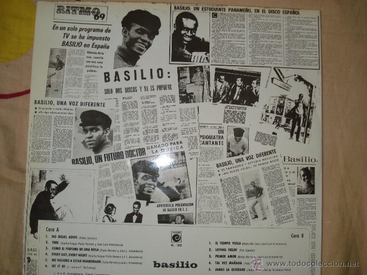 Discos de vinilo: BASILIO , LP A&Ntilde;O 1970 - Foto 2