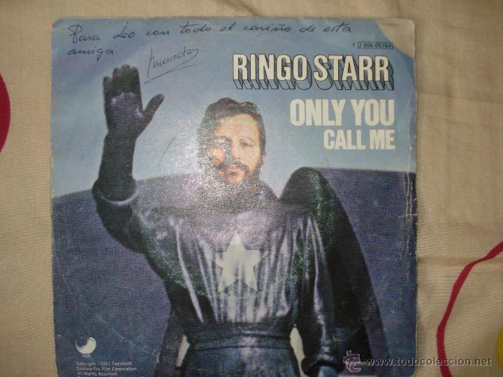 Discos de vinilo: RINGO STARR ,  ONLY YOU , CALL ME - Foto 1