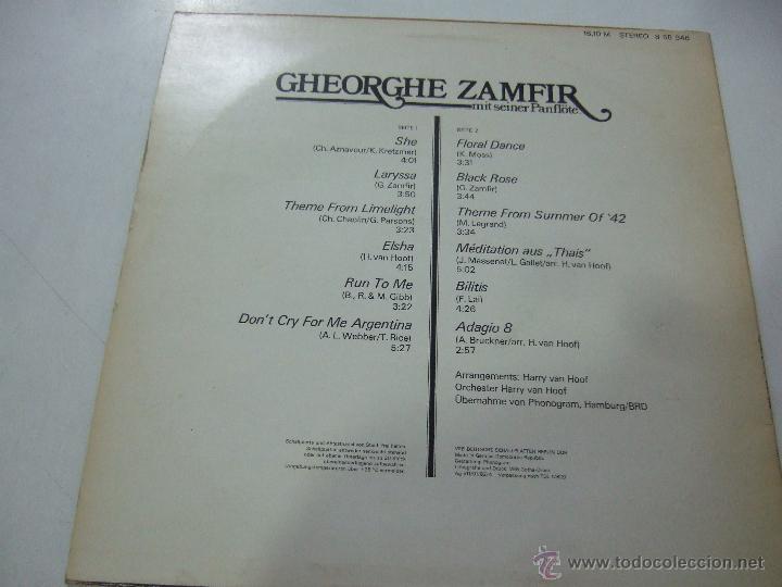 Discos de vinilo: GHEORGHE ZAMFIR - Foto 2