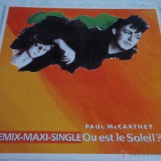 Discos de vinilo: PAUL MCCARTNEY – OU EST LE SOLEIL GERMANY 1989 PARLOPHONE
