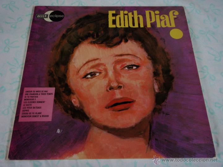 Discos de vinilo: Edith Piaf - Edith Piaf, UK 1963 Decca Eclipse - Foto 1