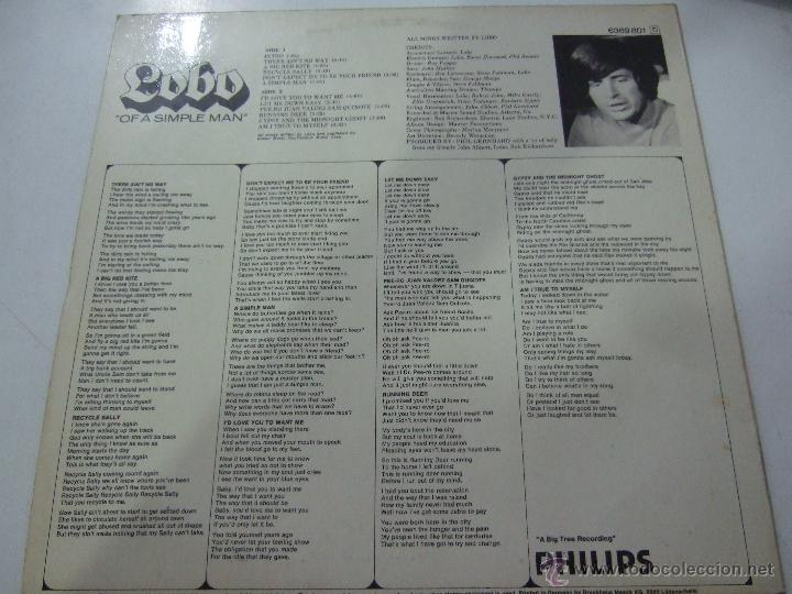 Discos de vinilo: LOBO - Foto 2