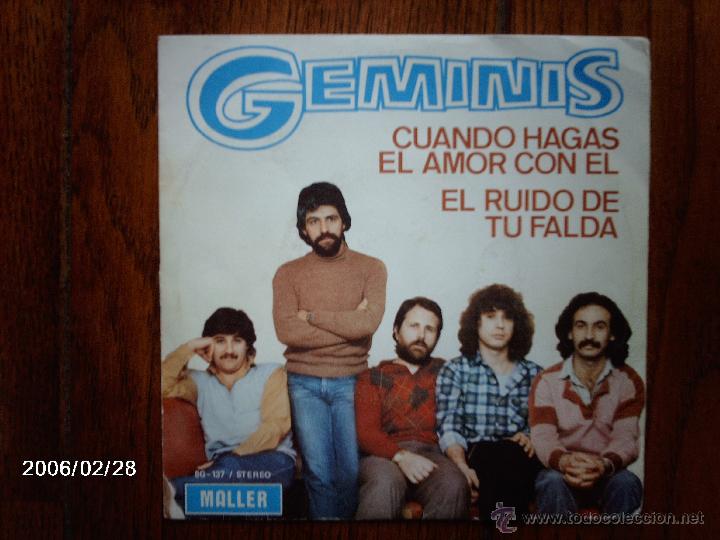 Disques de vinyle: geminis   -  cuando hagas el amor con el  +  el ruido de tu falda