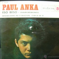 Discos de vinilo: PAUL ANKA - ESO BESO + 3 - EDICION ESPAÑOLA RCA VICTOR 1962