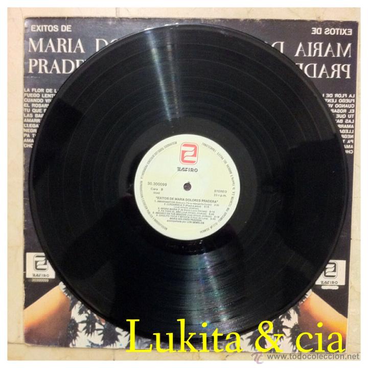 Discos de vinilo: &Eacute;XITOS DE MAR&Iacute;A DOLORES PRADERA - ZAFIRO 1967. - Foto 4