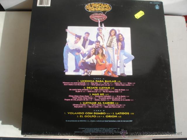 Discos de vinilo: LA DECADA PRODIGIOSA LICENCIA PARA BAILAR - Foto 2
