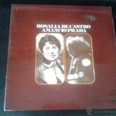 Discos de vinilo: LP - AMANCIO PRADA** ROSALIA DE CASTRO** 1975 MOVIEPLAY** COLECCION PRIVADA. Lote 44996924