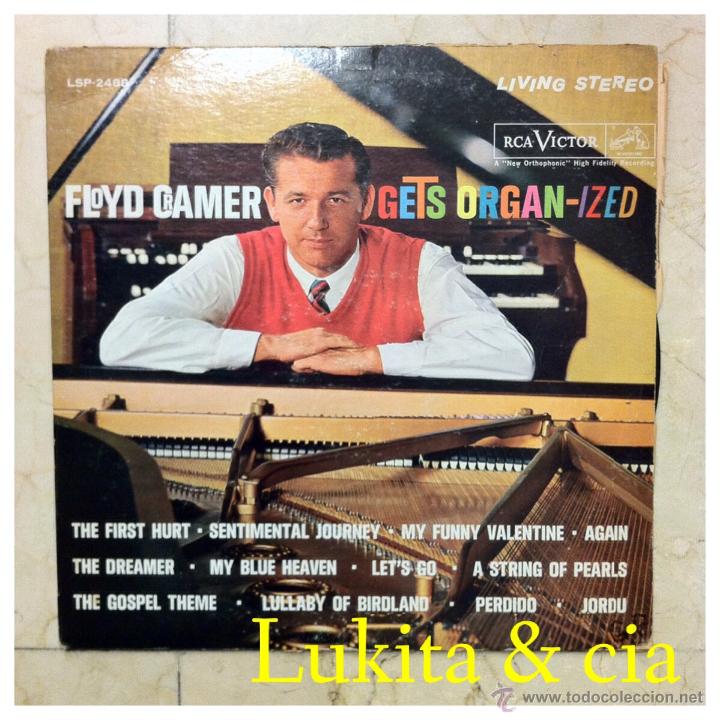 Discos de vinilo: FLOYD CRAMER - GETS ORGANI-ZED - RCA VICTOR - 1962.