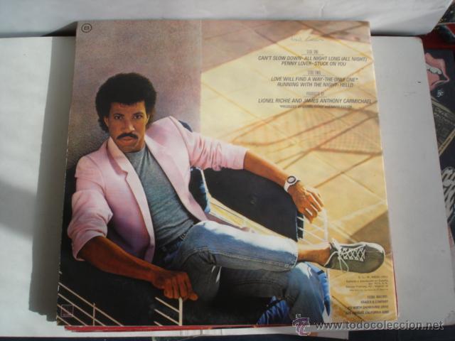 Discos de vinilo: Lionel Richie Cant Slow Down - Foto 3