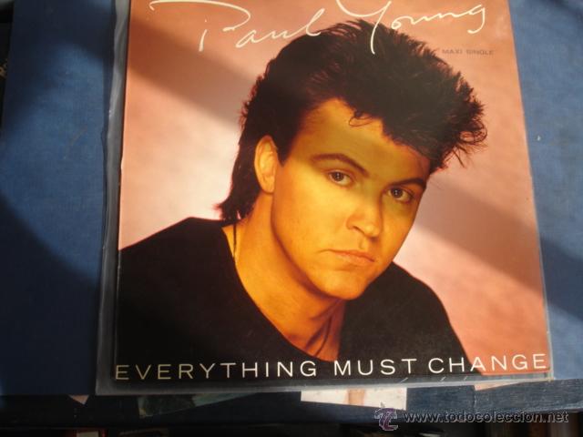 Discos de vinilo: Paul Young    Everything Must Change - Foto 1