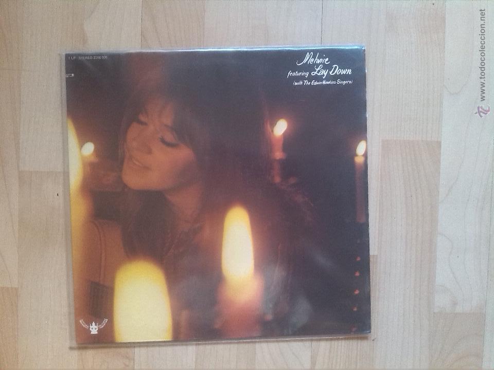 Discos de vinilo: MELANIE - FEATURING - LAY DOWN BUDDAH RECORDS - Foto 1