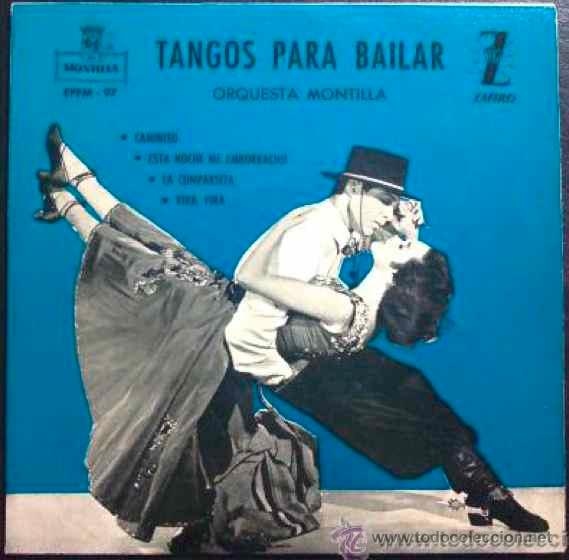 Discos de vinilo: TANGOS PARA BAILAR, ORQUESTA MONTILLA - EP - Foto 1