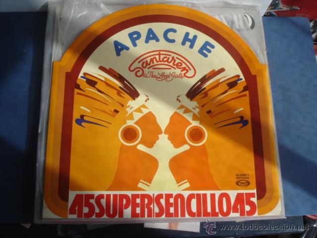 Discos de vinilo: Santaren & the Lovin Girls ?&ndash; Apache / Sit Down - Foto 2