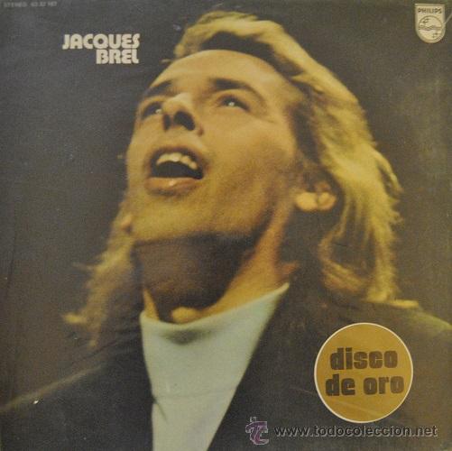 Discos de vinilo: JACQUES BREL - DISCO DE ORO - LP DE VINILO CON SUS 12 MAYORES EXITOS - Foto 1