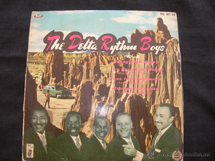 Discos de vinilo: EP THE DELTA RYTHM BOYS // BUONGIORNO AMORE + 3 - Foto 1 - 45033773