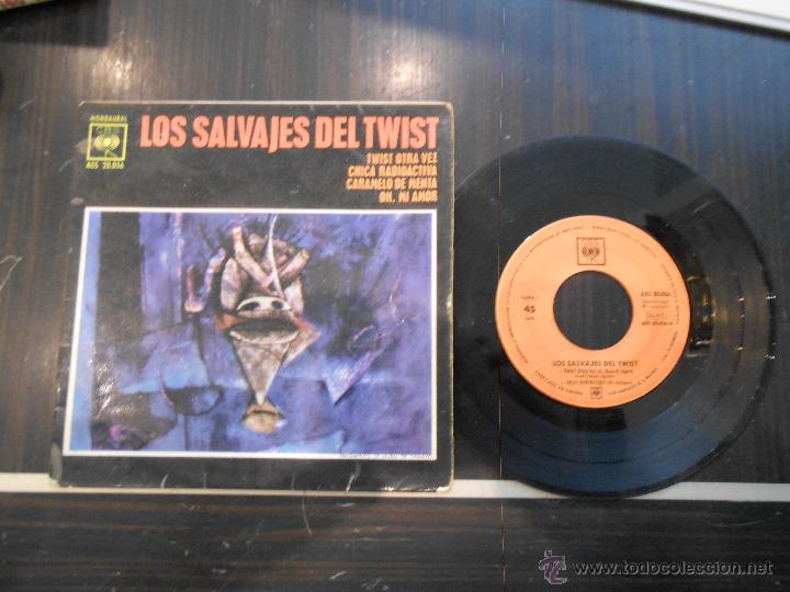 Discos de vinilo: SINGLE LOS SALVAJES DEL TWIST A&Ntilde;O 1983 - Foto 2