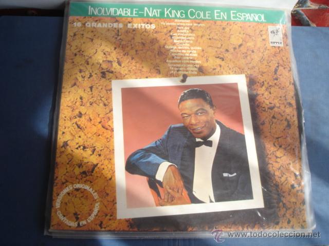 Discos de vinilo: INOLVIDABLE NAT KING COLE EN ESPA&Ntilde;OL - Foto 1