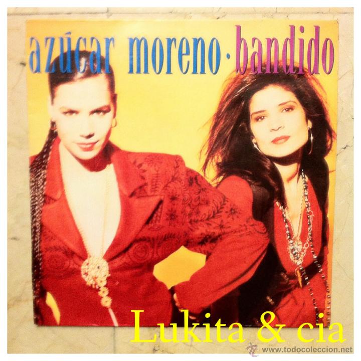 Discos de vinilo: AZ&Uacute;CAR MORENO - BANDIDO - EPIC 1990. - Foto 1