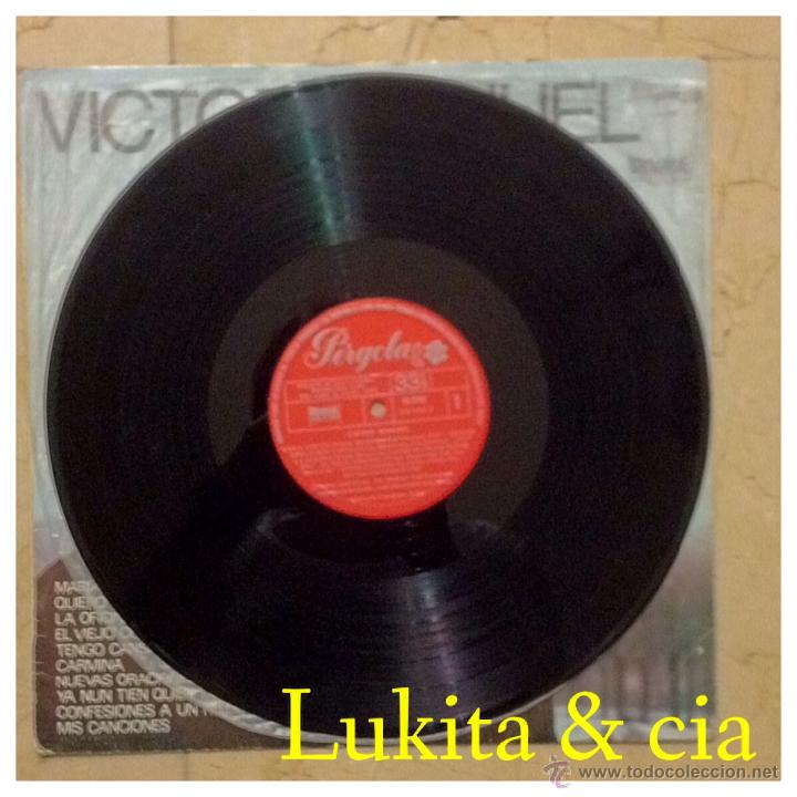 Discos de vinilo: V&Iacute;CTOR MANUEL - UNIVERSAL 1971. - Foto 4