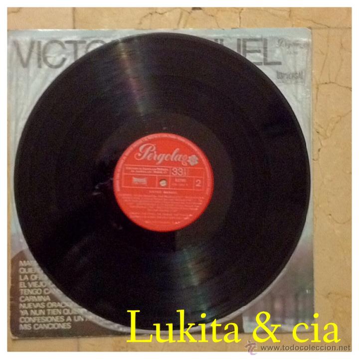 Discos de vinilo: V&Iacute;CTOR MANUEL - UNIVERSAL 1971. - Foto 5