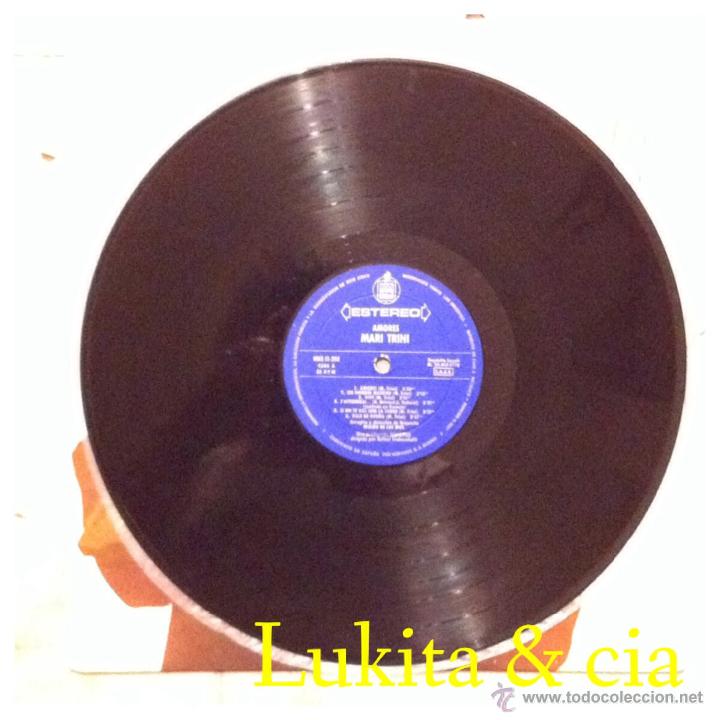 Discos de vinilo: MARI TRINI - AMORES - HISPAVOX 1970. - Foto 4