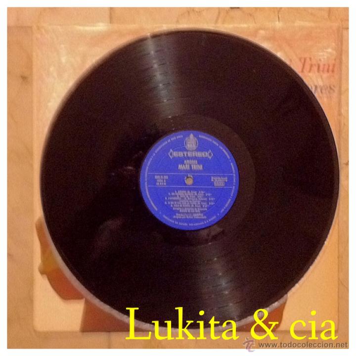 Discos de vinilo: MARI TRINI - AMORES - HISPAVOX 1970. - Foto 5