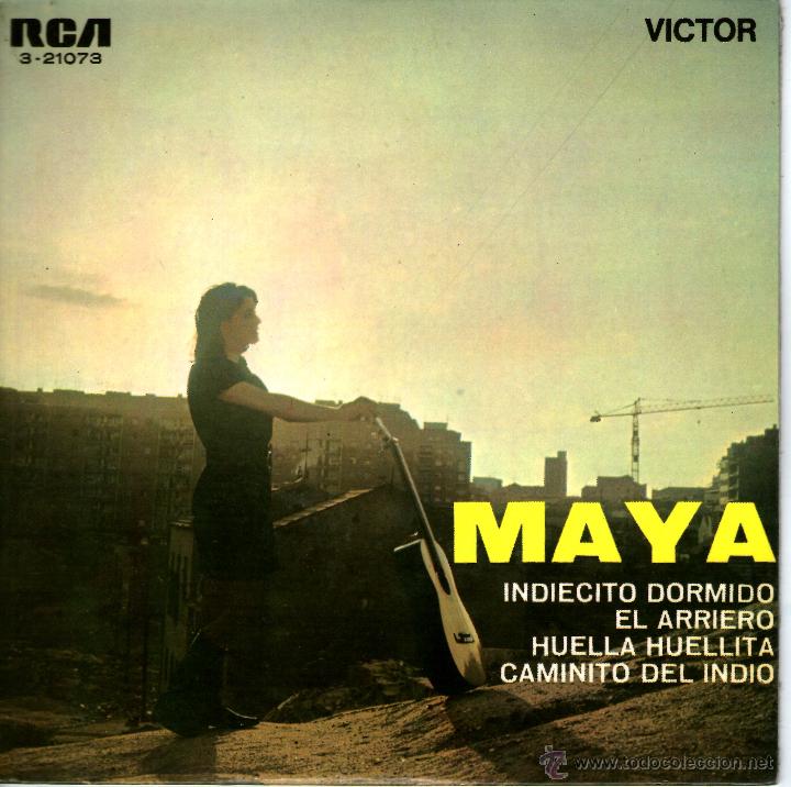 Discos de vinilo: MAYA - INDIECITO DORMIDO + 3 - Foto 1