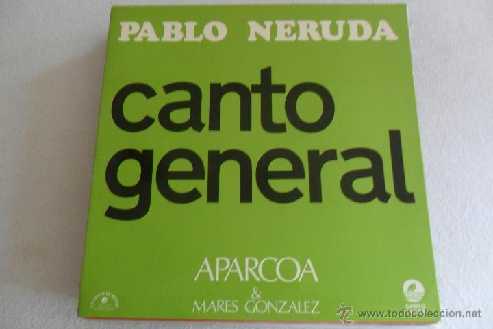 Discos de vinilo: APARCOA & MARES GONZALEZ -  CANTO GENERAL PABLO NERUDA 1975 - Foto 1