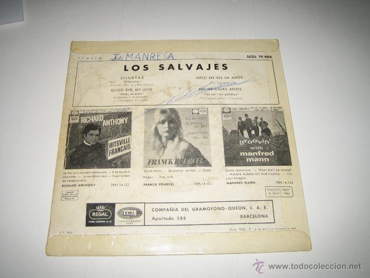 Discos de vinilo: LOS SALVAJES - ORIGINAL 1965 - Foto 2
