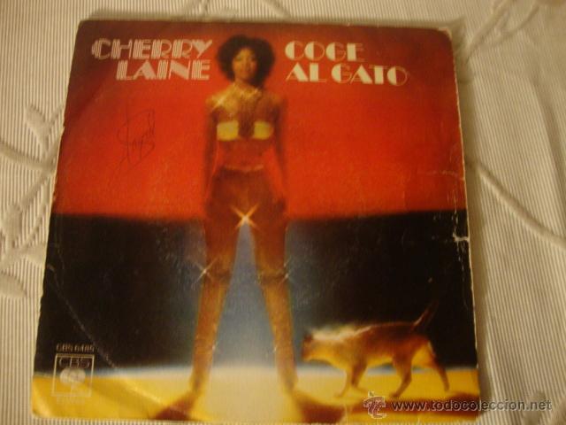 Discos de vinilo: DISCO SINGLE cherry laine coge al gato - Foto 1